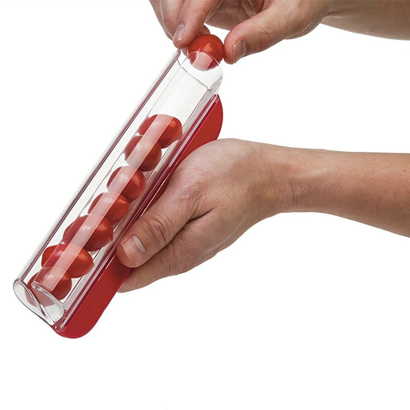 Multifunction Kicthen Tools Zip Slicer Tomato Grape Slicers Fruit Tools Fruit Cake Decoration