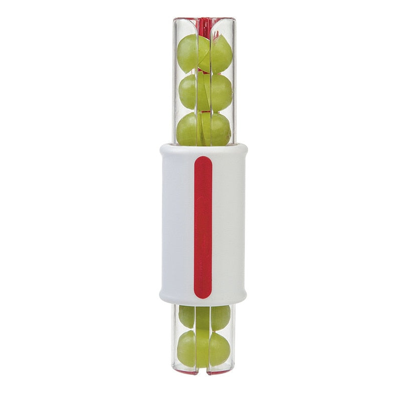 Multifunction Kicthen Tools Zip Slicer Tomato Grape Slicers Fruit Tools Fruit Cake Decoration