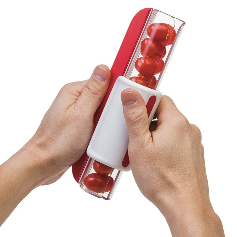 Multifunction Kicthen Tools Zip Slicer Tomato Grape Slicers Fruit Tools Fruit Cake Decoration
