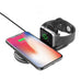 10W Fast 2 in 1 Wireless Charger Charging Pad for Smart Phone and Apple Watch