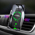 Automatic Clamping Wireless Car Charger Air Vent Phone Holder 360 Degree Rotation USB Charging Mount Bracket