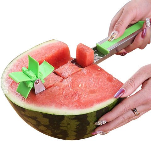 Watermelon Cutter Windmill Shape Plastic Slicer for Cutting Watermelon Power Save Cutter