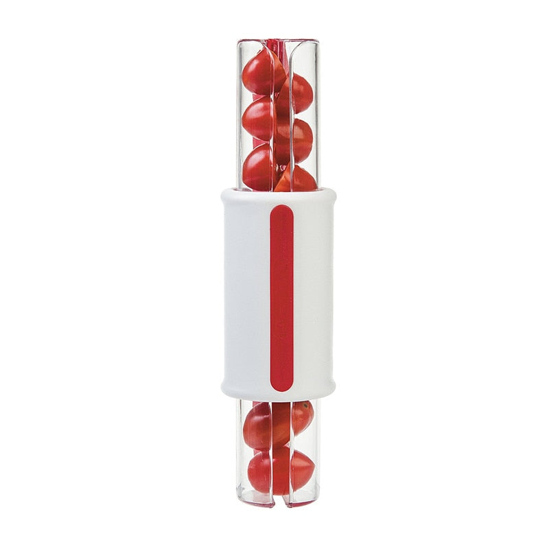 Multifunction Kicthen Tools Zip Slicer Tomato Grape Slicers Fruit Tools Fruit Cake Decoration