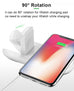 10W Fast 2 in 1 Wireless Charger Charging Pad for Smart Phone and Apple Watch
