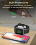 10W Fast 2 in 1 Wireless Charger Charging Pad for Smart Phone and Apple Watch
