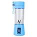 380ML 2/4/6 Blades Handhels Juicer Bottle Portable Mini USB Electric Fruit Citrus Lemon Juicer Blender Squeezer Reamer Machine