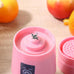 380ML 2/4/6 Blades Handhels Juicer Bottle Portable Mini USB Electric Fruit Citrus Lemon Juicer Blender Squeezer Reamer Machine