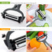 Multifunctional 360 Degree Rotary Kitchen Tool Vegetable Fruit Potato Carrot Peeler Grater Turnip Cutter Slicer Melon Gadget